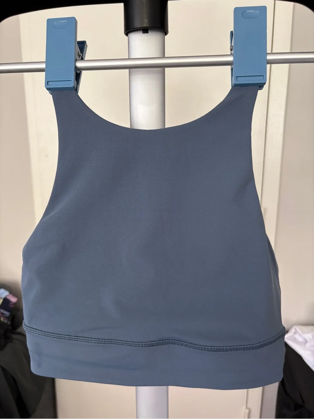 Lululemon High Neck Blue Sports Bra - Picture 3 of 4